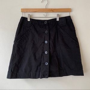 Vintage Black St. Johns Bay Button Down Skort